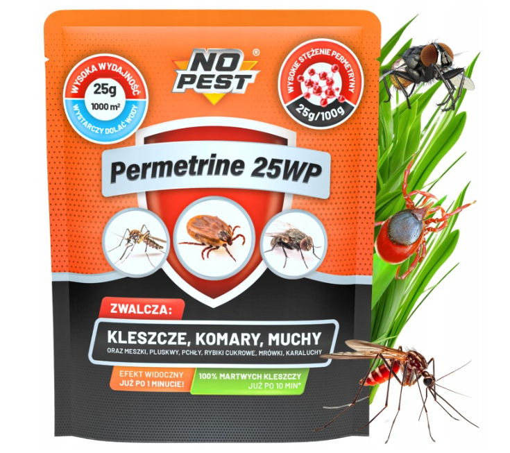 SPRÜHMITTEL GEGEN ZECKEN MÜCKEN FLIEGEN MOTEN PULVER PRÄPARAT 25 G PERMETHRIN