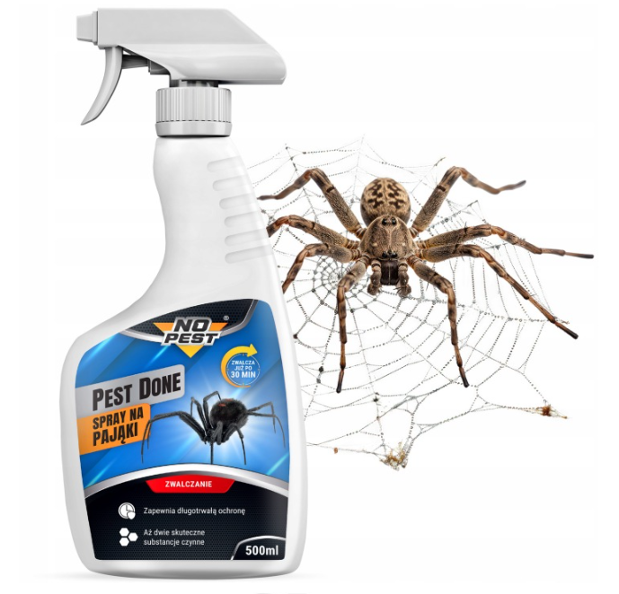 MITTEL SPRAY AEROSOL FLÜSSIGKEIT SPRÜHMITTEL PRÄPARAT GEGEN SPINNEN UND SPINNENNETZE NO PEST 500 ML