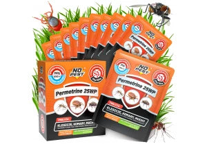 Permetryna 25% na kleszcze, komary, muchy, pluskwy 10 szt. x 25 g Permetrine 25WP No Pest®