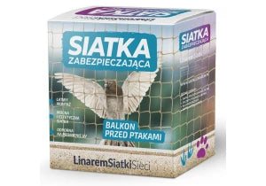 Siatka na balkon przeciw gołębiom. Siatka na ptaki 2x3m.