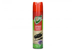 Spray na owady latające Expel 300 ml. Środek na muchy, komary, mole, osy
