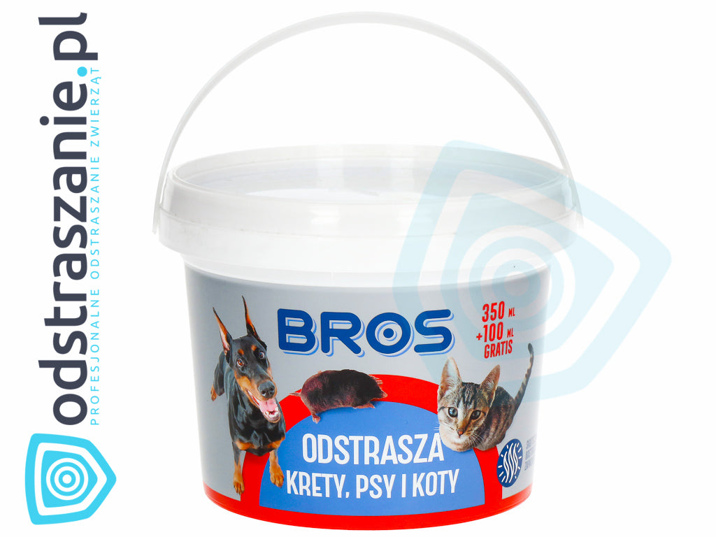 Środek odstraszający krety, koty i psy BROS.