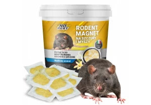 Wabik na myszy, szczury, gryzonie, kuny No Pest® przynęta, zanęta do chwytacza, pułapki, łapki 400g.