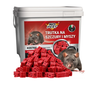 Rattengift und Mäusegift, Nagetiergift 3 kg No Pest® Bromadiolon Rote Würfel
