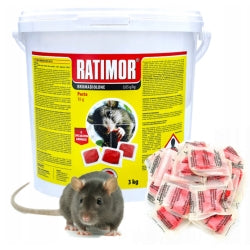 Ratimor | Bromadiolon | 0,05 g/kg | Pasta | 3 kg (zak)