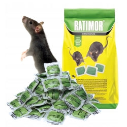 RATIMOR, Difenacoum, Pasta voor muizen en ratten, 1 kg