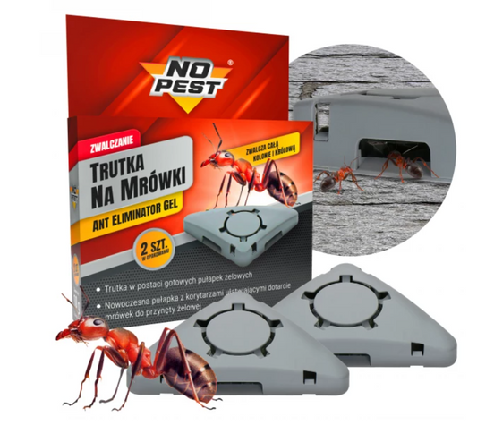 Mierengif No Pest Foval Gel Plus – Gel in lokaasdoos met lokstof 2 × 5 g