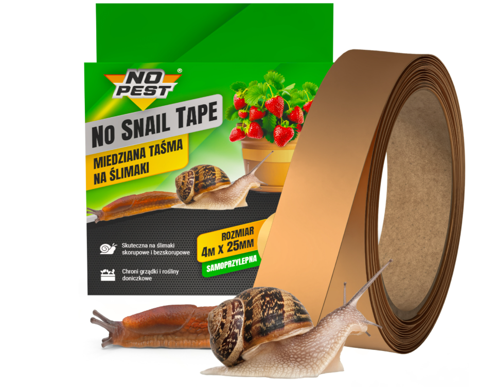 Kupferband gegen Schnecken – selbstklebender Schneckenschutz 25 mm × 4 m
