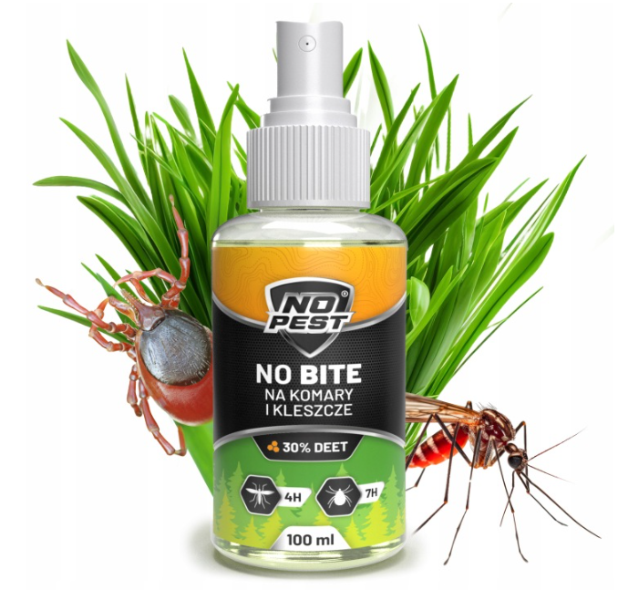 SPRAY AEROSOL INSEKTENSCHUTZMITTEL GEGEN MÜCKEN UND ZECKEN 30 % DEET NO PEST 100 ML