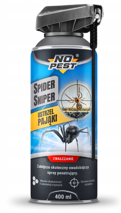 MITTEL FLÜSSIGKEIT SPRAY PRÄPARAT GEGEN SPINNEN UND SPINNENTIERE NO PEST 400 ML SPIDER SNIPER