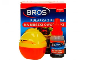 Pułapka na muszki owocówki z wabikiem Bros