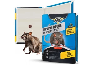 Duży Lep na szczury, myszy, gryzonie pułapka z klejem 40x25cm No Pest