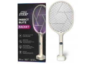 Elektryczna łapka na muchy, komary, mole rażąca lampa packa No Pest® Racket