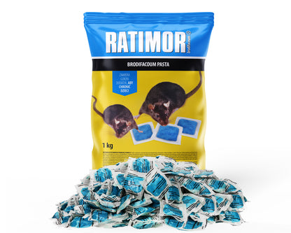 Ratimor, brodifacoum, pâte, 0,029, Fort, 1 kg
