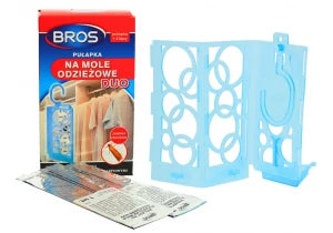Lep na mole odzieżowe Bros DUO. Pułapka na mole ubraniowe + 2 lepy