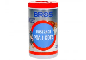 Odstraszacz psów, kotów granulat. Postrach psa i kota BROS 300ml.