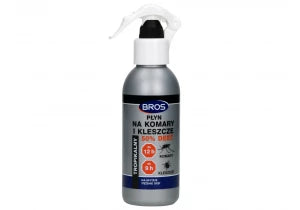 Płyn na komary i kleszcze 50% DEET. Środek na komary Bros 130 ml