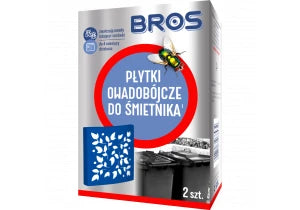 Płytki owadobójcze do śmietnika na owady latające i mrówki Bros 2 szt.