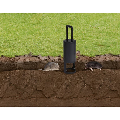 Piège efficace contre les taupes, les campagnols et les rats taupiers Mole Cruncher No Pest®
