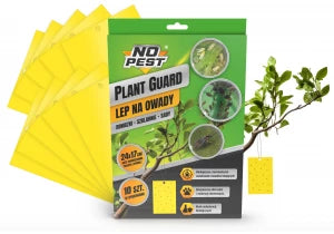Żółte tablice lepowe na owady na drzewa, krzewy Plant Guard No Pest® 24 x 17 cm 10 szt.