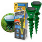 Solarer Maulwurf- und Wühlmausschreck 600 m² No Pest® Solar Screw Mole Repeller 2 Stk.
