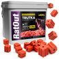RatOut ratten- en muizengif fluorescerende lokaasblokken 4,5 kg