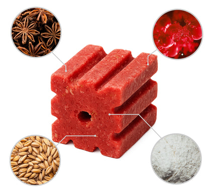 Rattengift und Mäusegift, Nagetiergift 5 kg No Pest® Bromadiolon Rote Würfel