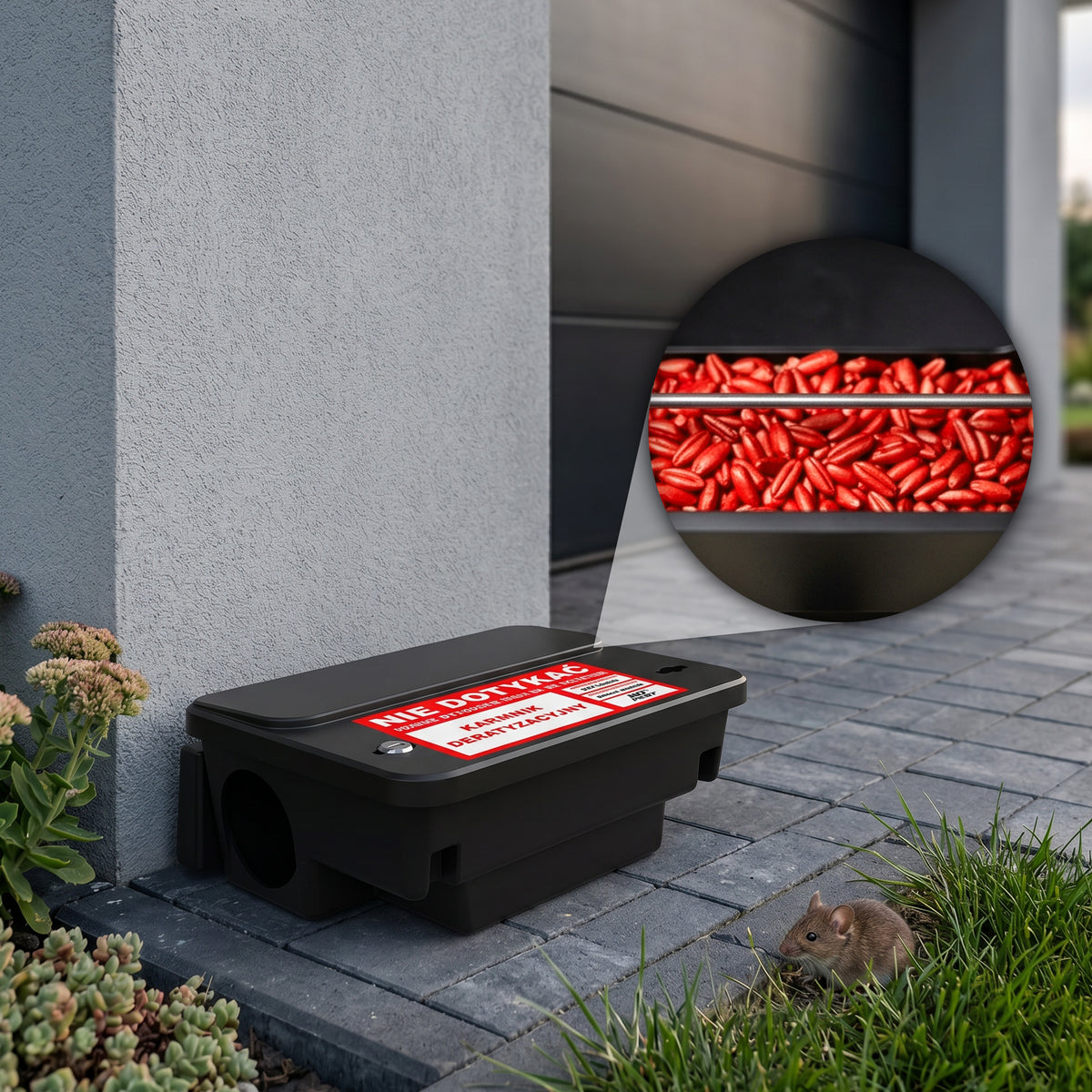 No Pest Ratten- und Mäusegift roter Getreideköder 5 kg