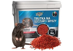 No Pest Ratten- und Mäusegift roter Getreideköder 5 kg
