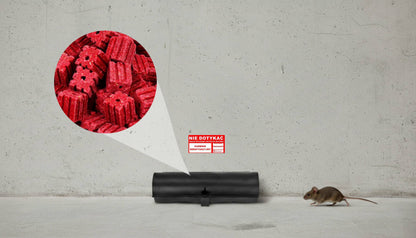 No Pest blocs d’appât rouges contre les rats et les souris 3 kg