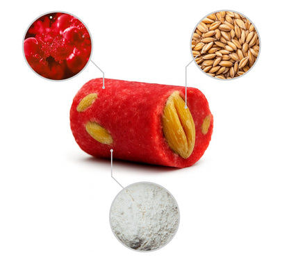 No Pest Ratten- und Mäusegift rotes Granulat 3 kg